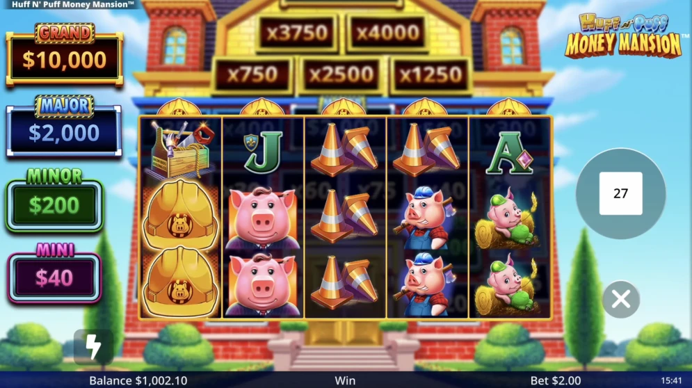 Huff N' Puff Money Mansion