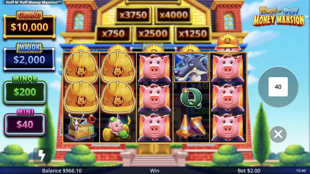 Huff N' Puff Money Mansion demo