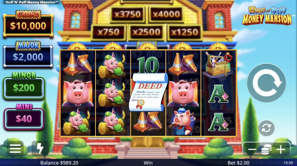 Huff N' Puff Money Mansion